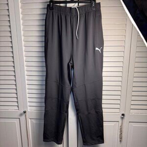 Puma Mens large DryCell gray Athletic Track pants Elastic Waist gorpcore gym